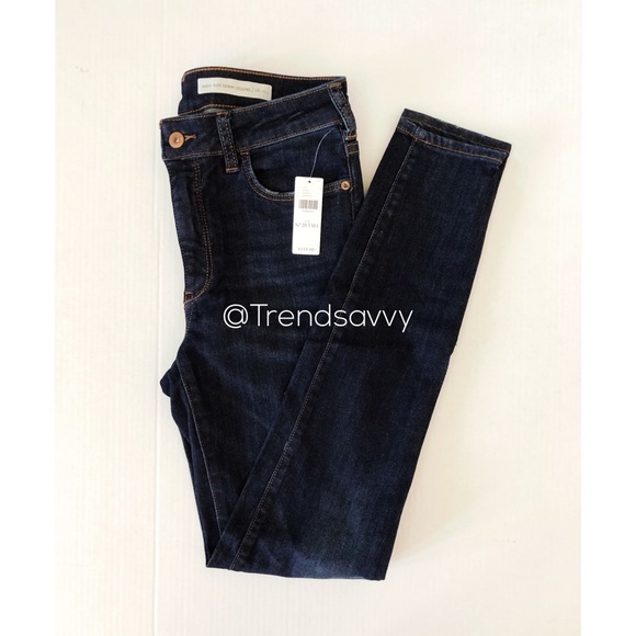 Anthropologie Pilcro High-Rise Denim Leggings Tall - Picture 6 of 7